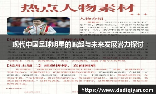 现代中国足球明星的崛起与未来发展潜力探讨